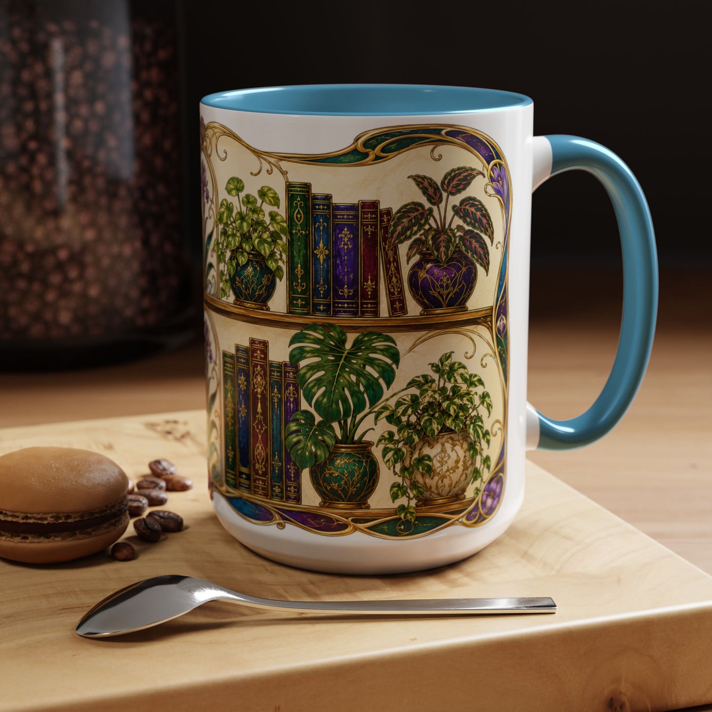 Plants in the Stacks - Art Nouveau Style Mug