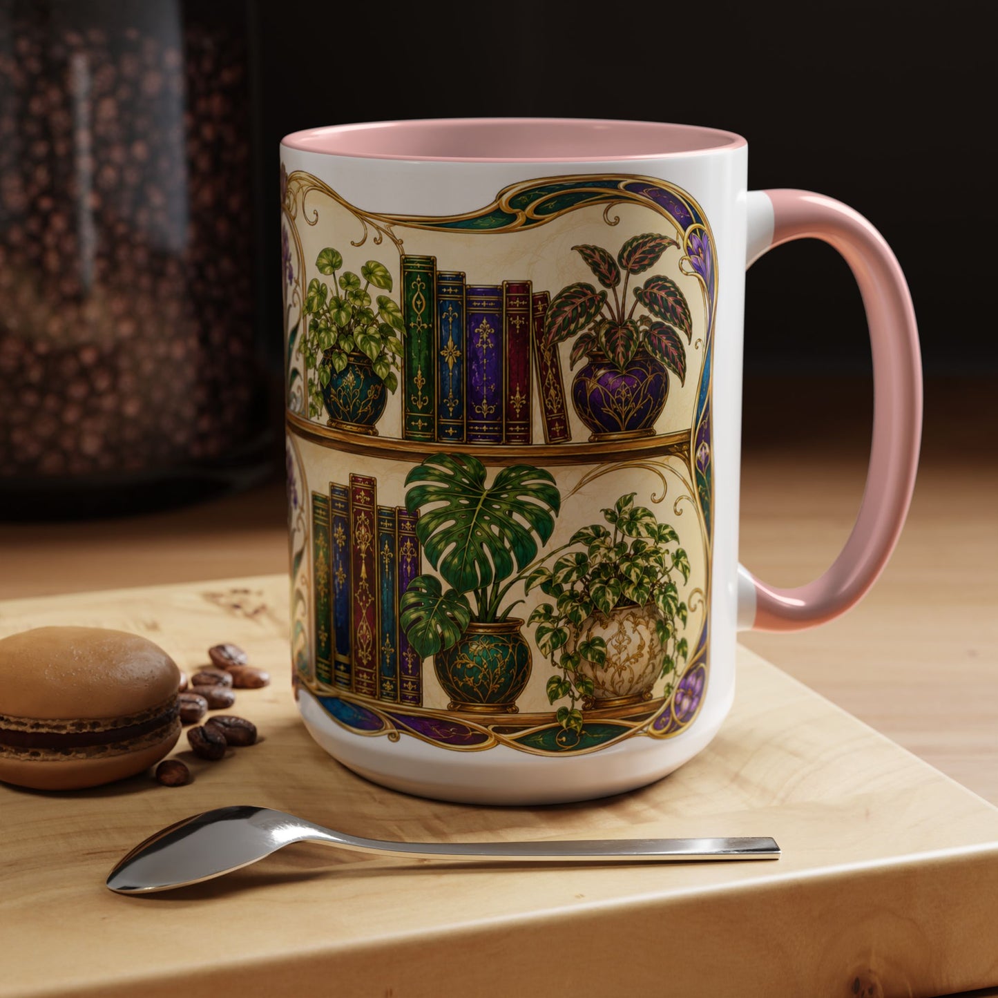 Plants in the Stacks - Art Nouveau Style Mug