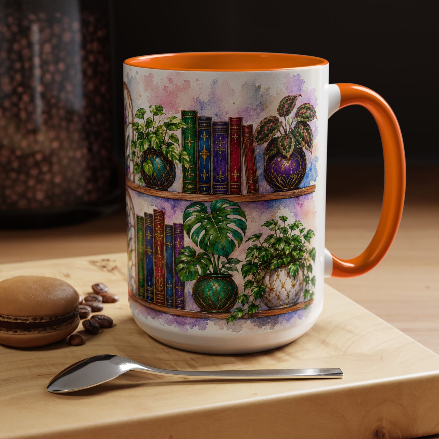 Plants in the Stacks - Watercolor Style Mug