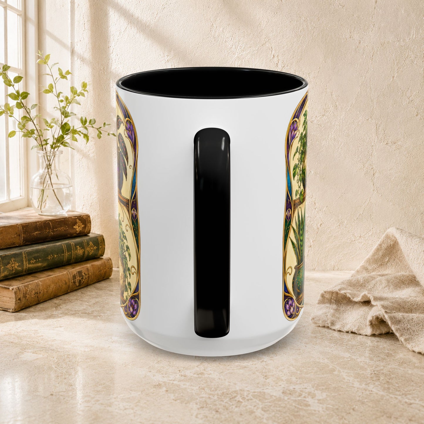 Plants in the Stacks - Art Nouveau Style Mug