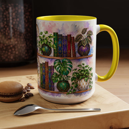 Plants in the Stacks - Watercolor Style Mug