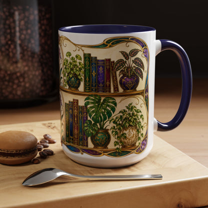 Plants in the Stacks - Art Nouveau Style Mug