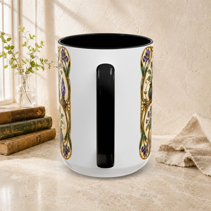 Birds in the Stacks - Art Nouveau Style Mug