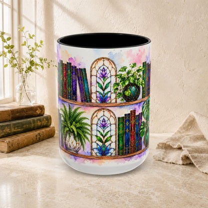 Plants in the Stacks - Watercolor Style Mug