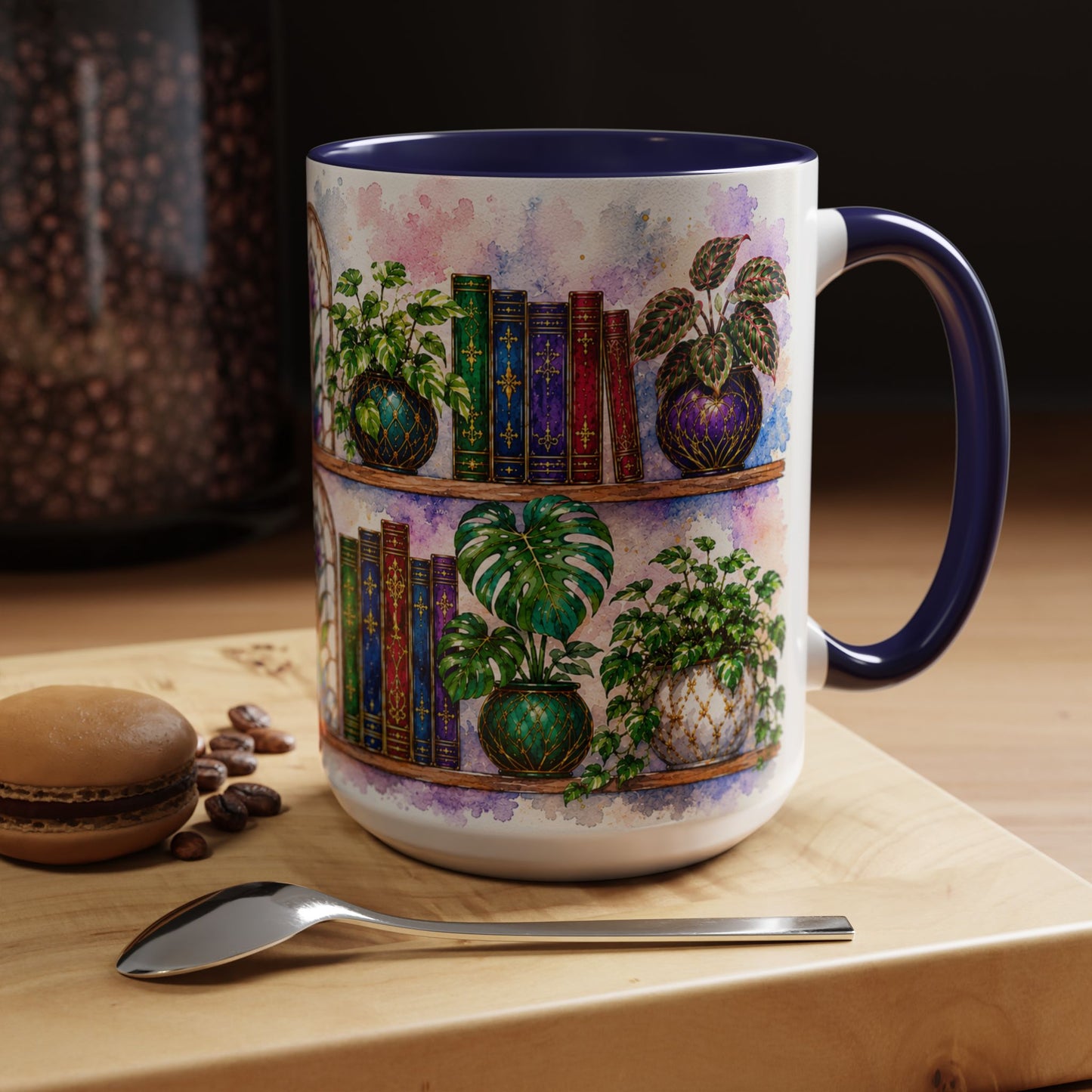 Plants in the Stacks - Watercolor Style Mug