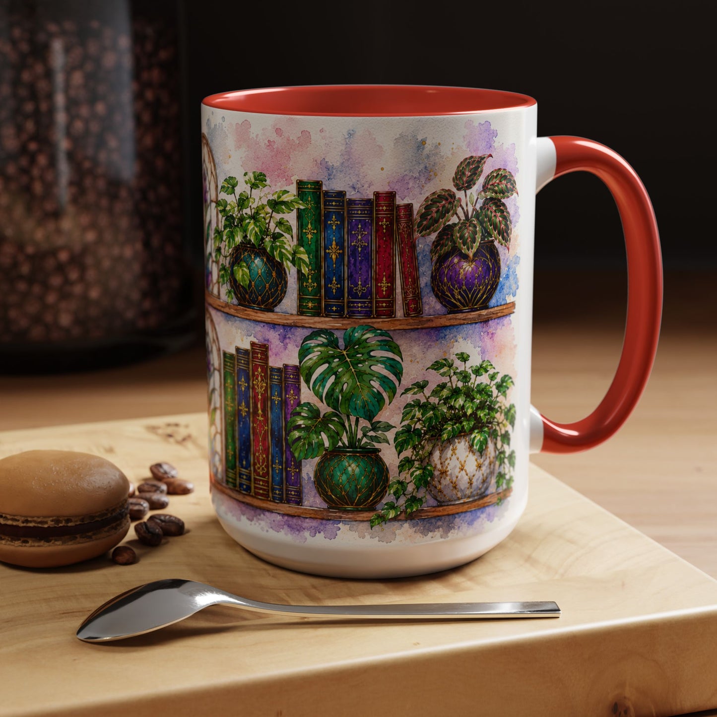 Plants in the Stacks - Watercolor Style Mug