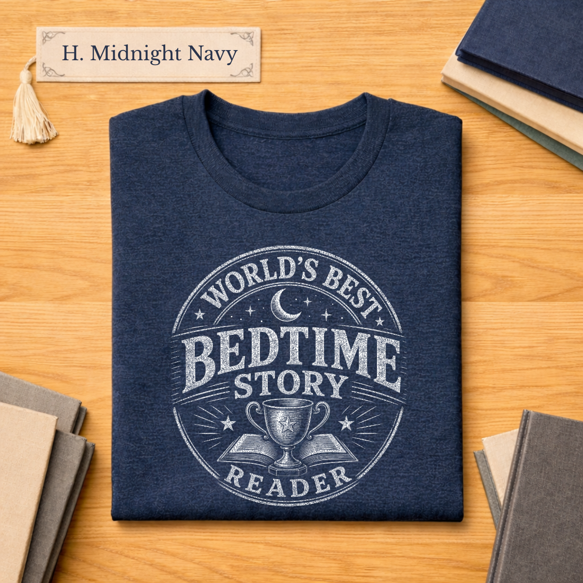 World's Best Bedtime Story Reader Unisex Literary T Shirt