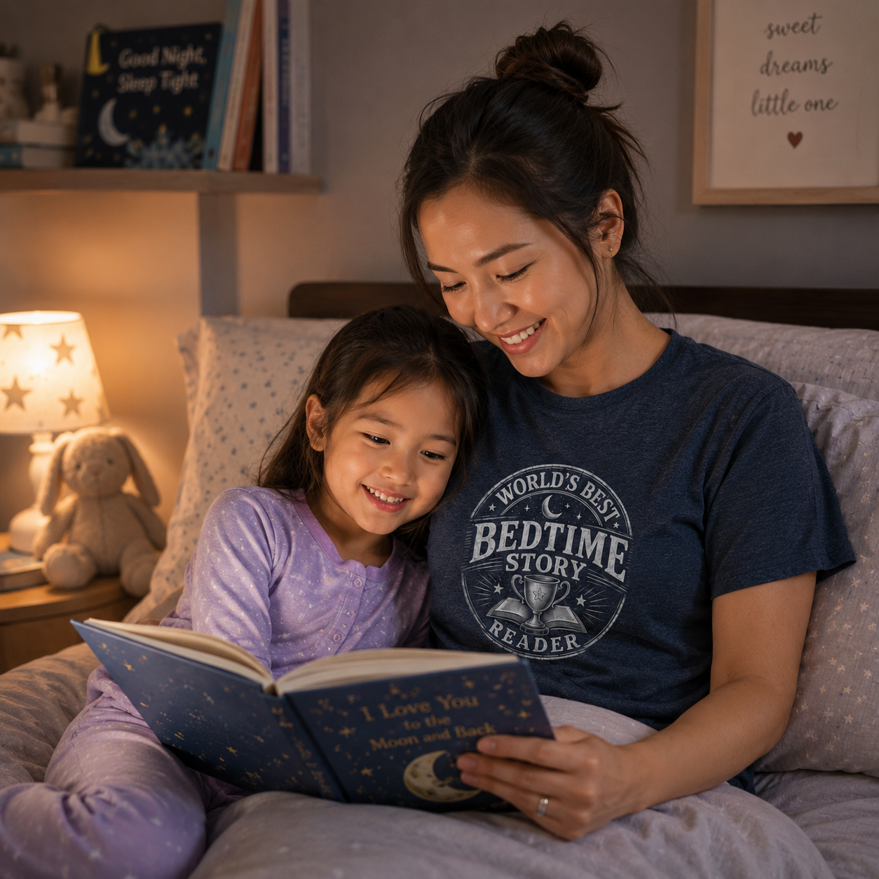 World's Best Bedtime Story Reader Unisex Literary T Shirt