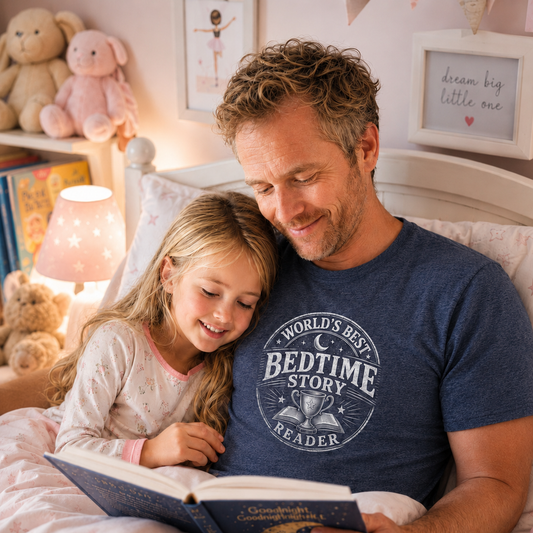 World's Best Bedtime Story Reader Unisex Literary T Shirt