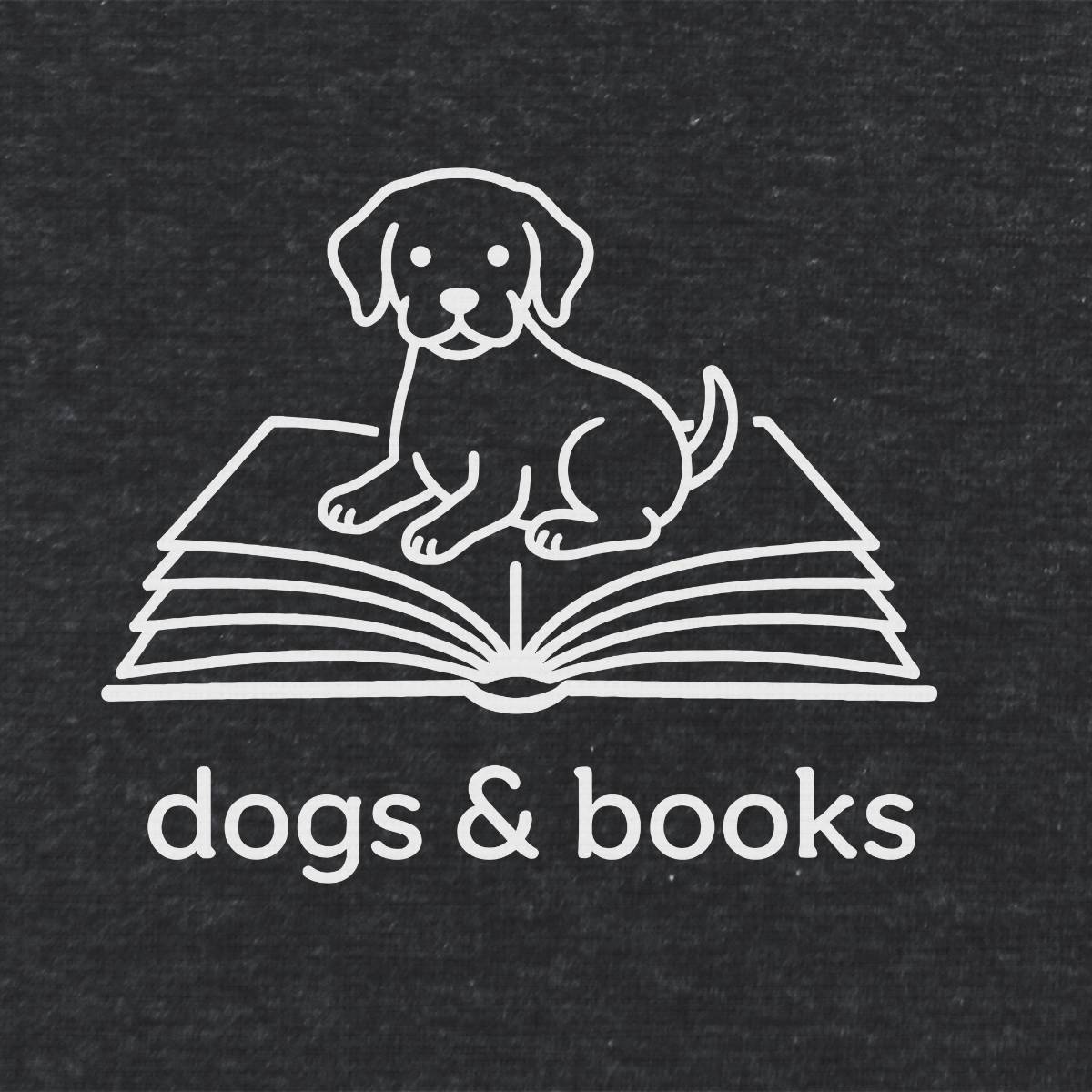 Dogs & Books Unisex Literary T Shirt