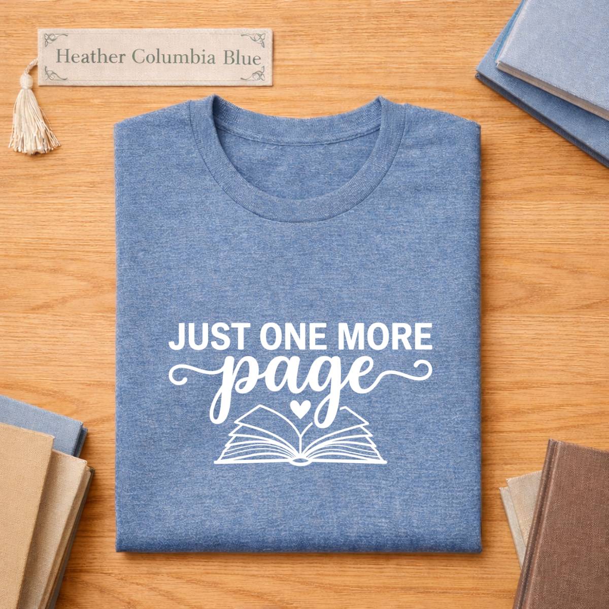 Just One More Page  Literary T Shirt
