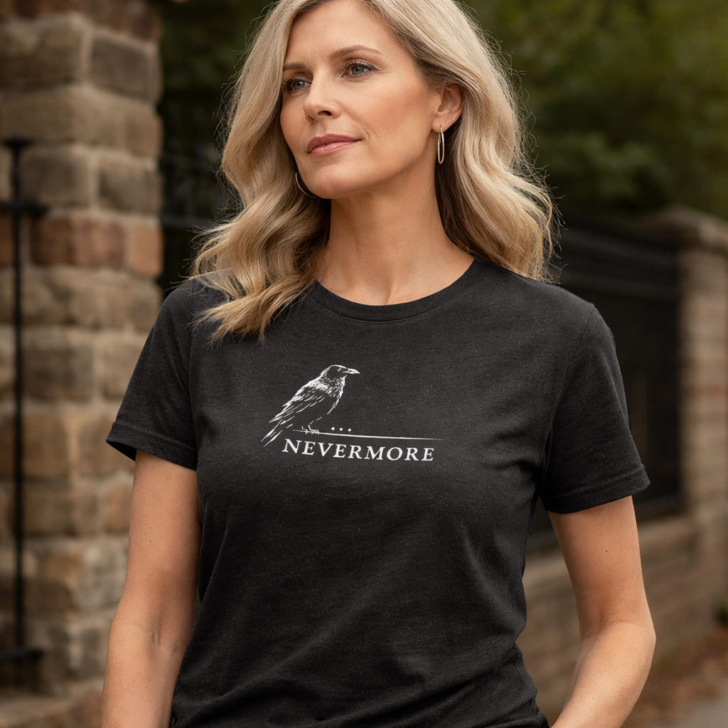 Nevermore Unisex Literary T Shirt