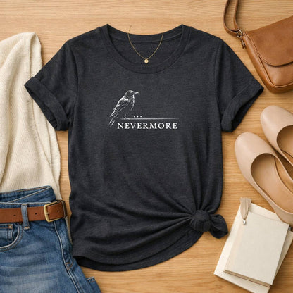 Nevermore Unisex Literary T Shirt