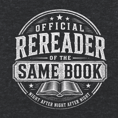 Official Rereader Unisex Literary T Shirt