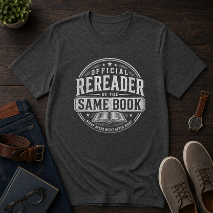Official Rereader Unisex Literary T Shirt