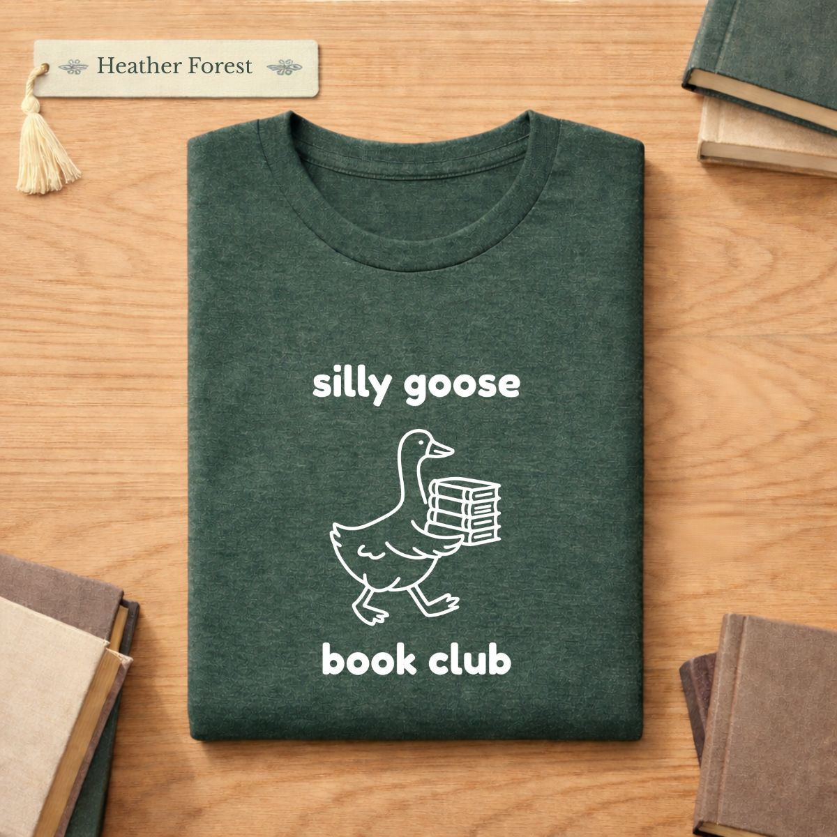 Silly Goose Book Club Literary T Shirt