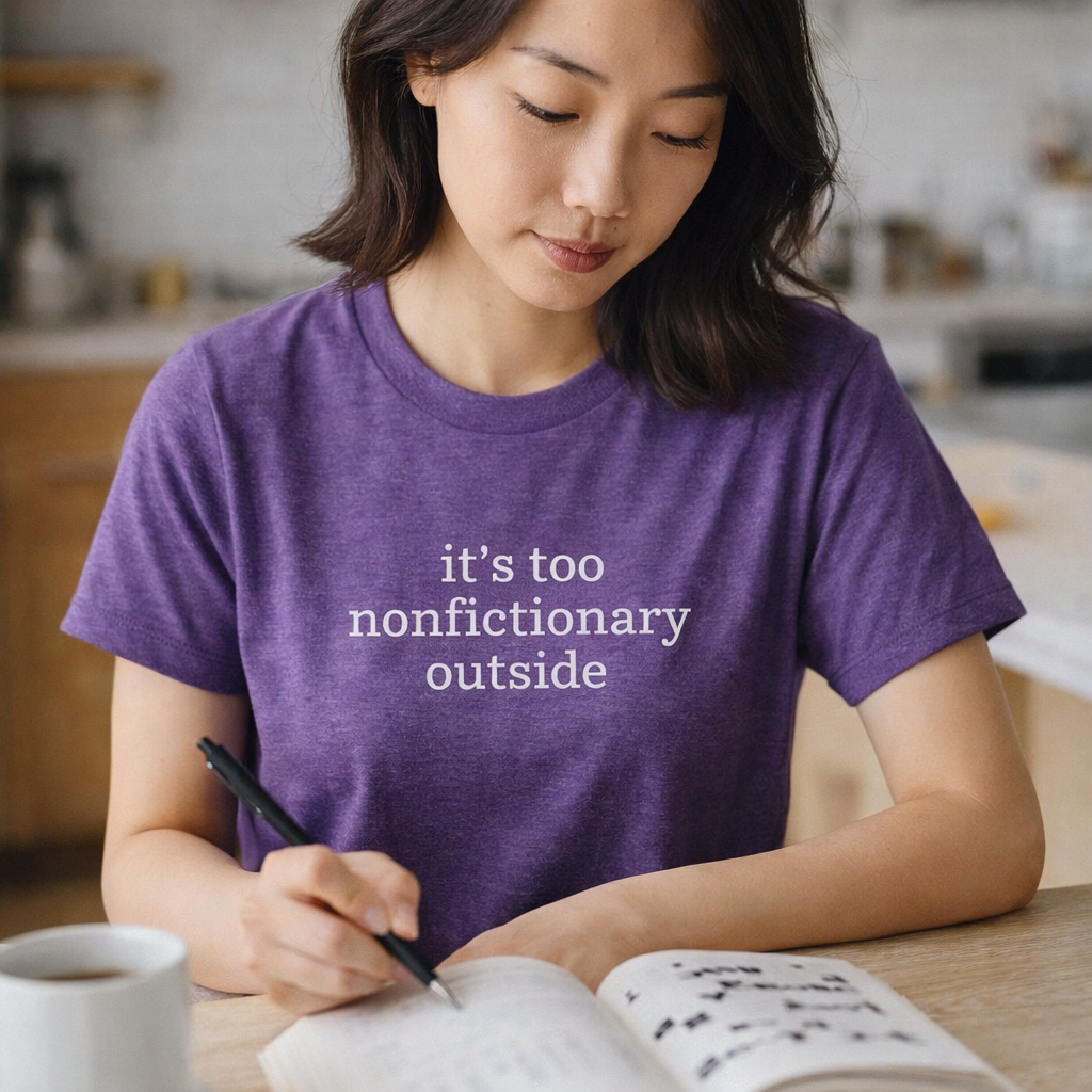 Too Nonfictionary Unisex Literary T Shirt