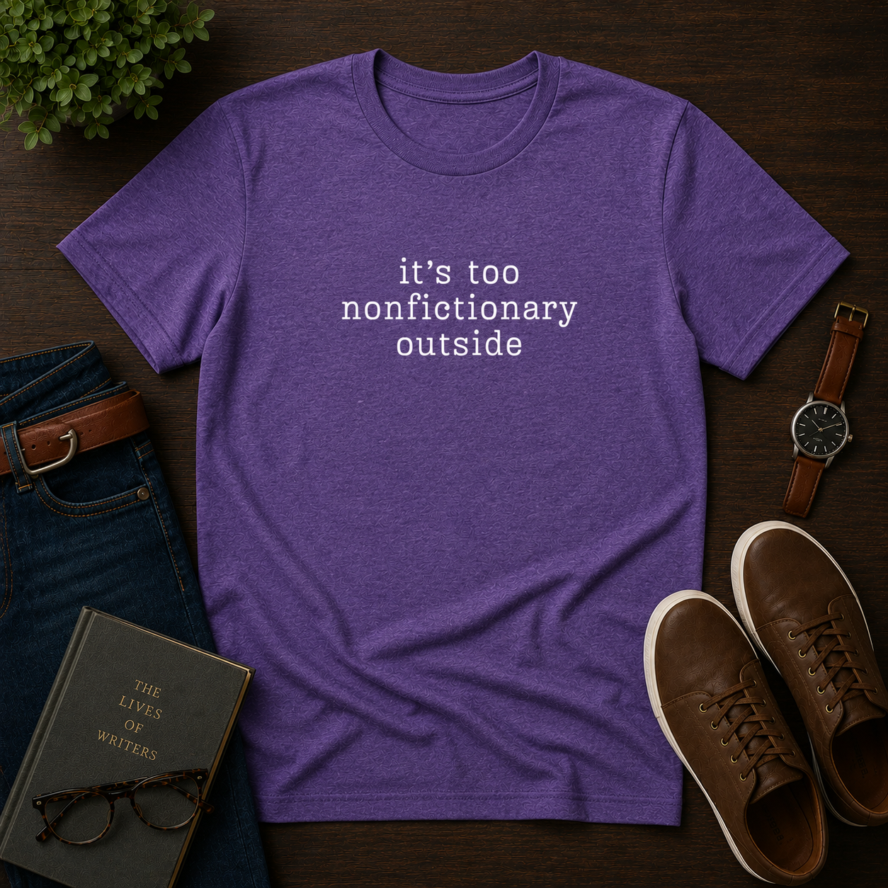 Too Nonfictionary Unisex Literary T Shirt