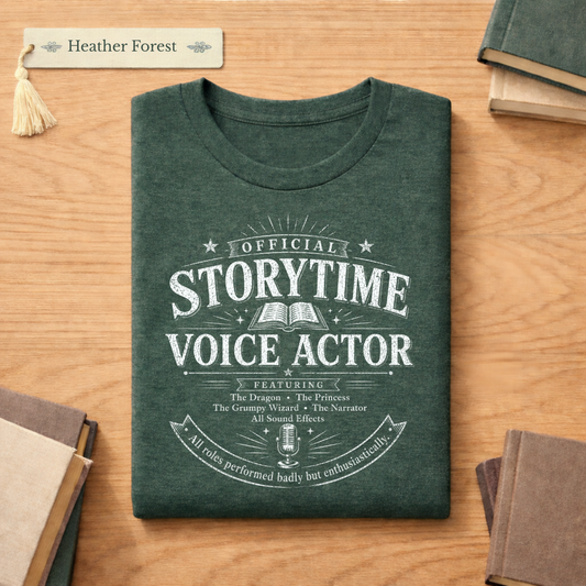 Storytime Voice Actor Unisex Literary T Shirt