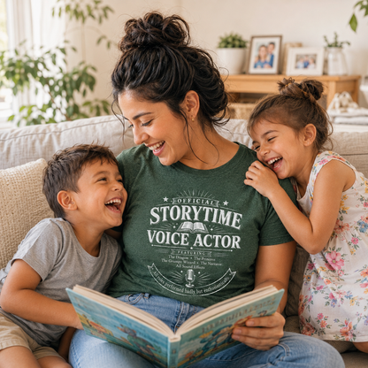 Storytime Voice Actor Unisex Literary T Shirt