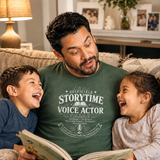 Storytime Voice Actor Unisex Literary T Shirt